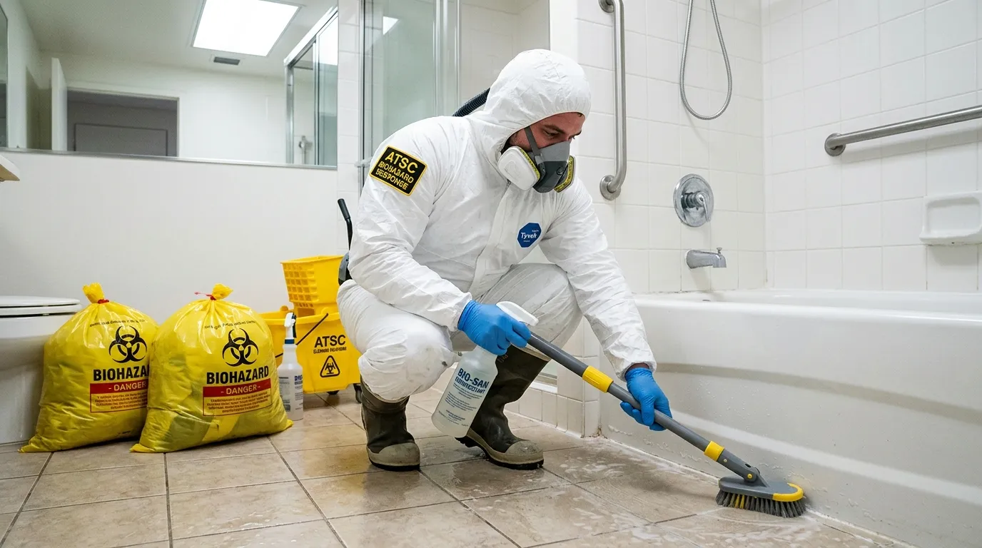 Decontamination equipment deployed for Blood Cleanup in Clearwater